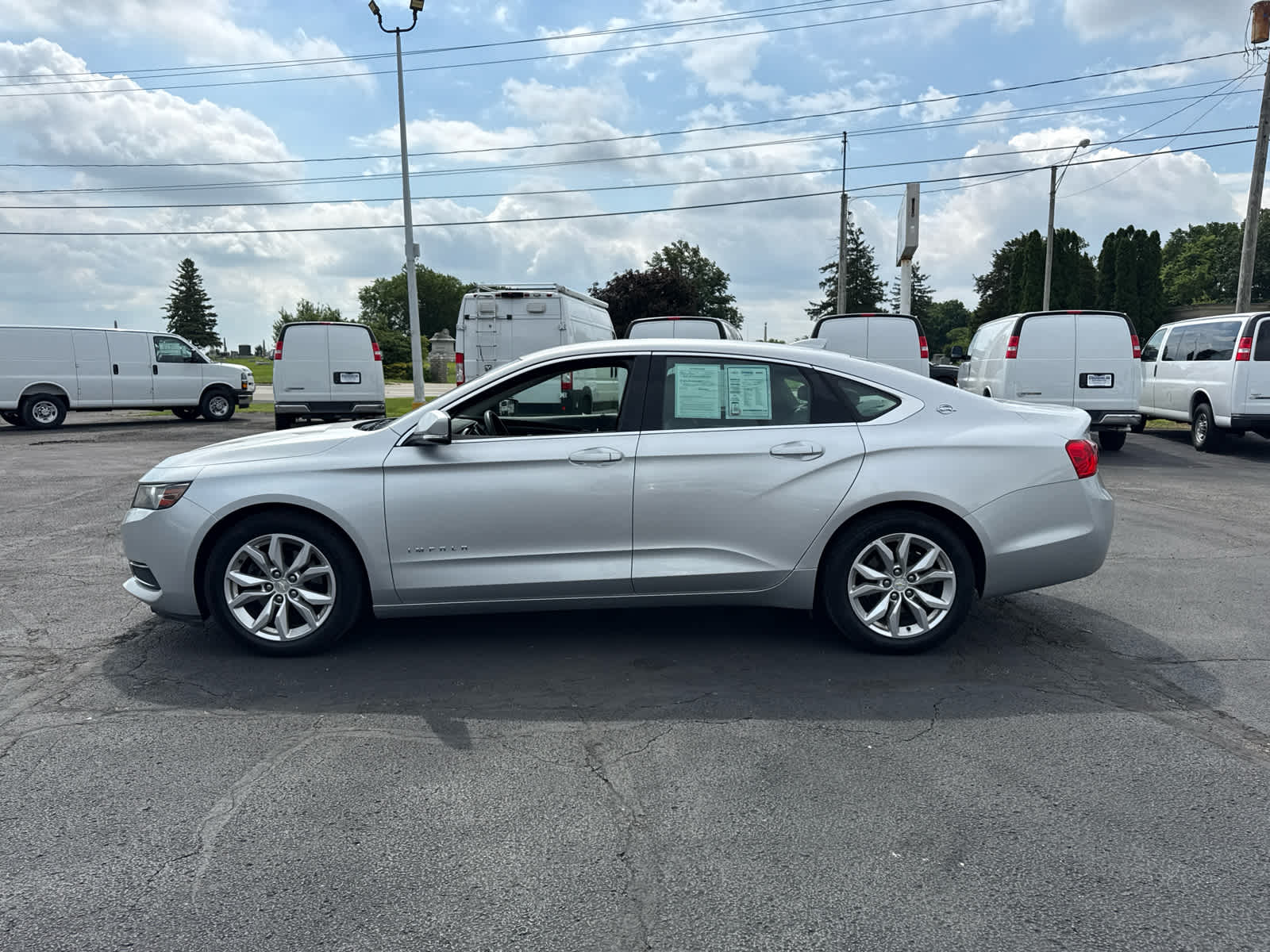 Used 2016 Chevrolet Impala 1LT with VIN 2G1105SA0G9191287 for sale in London, OH