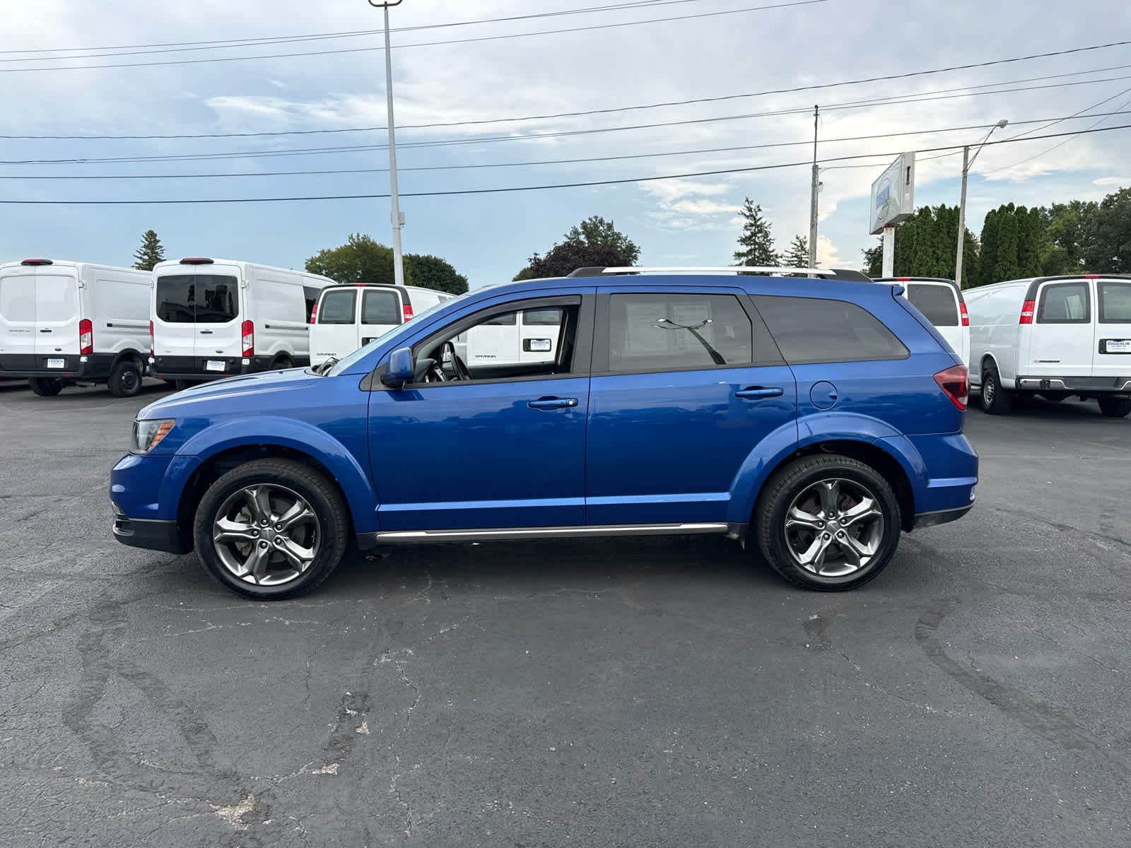 Used 2015 Dodge Journey CrossRoad with VIN 3C4PDCGG2FT511390 for sale in London, OH