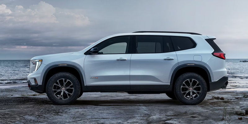2026 GMC Acadia with scenic background