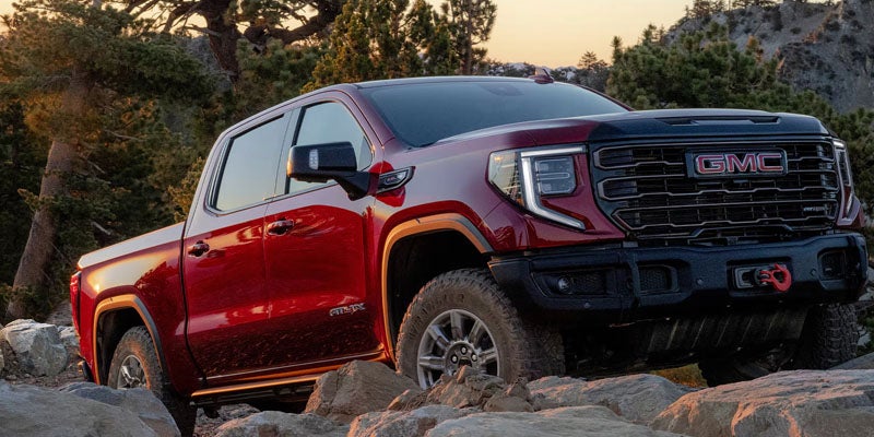 close up view of strong tires in 2026 GMC Sierra 1500